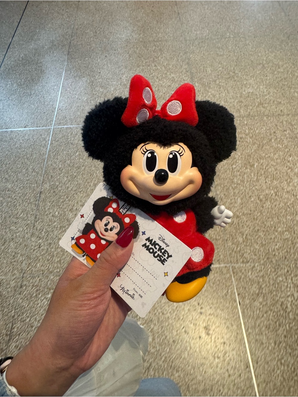 Pop Mart Mickey Family Cute Together Minnie Mouse Keychain